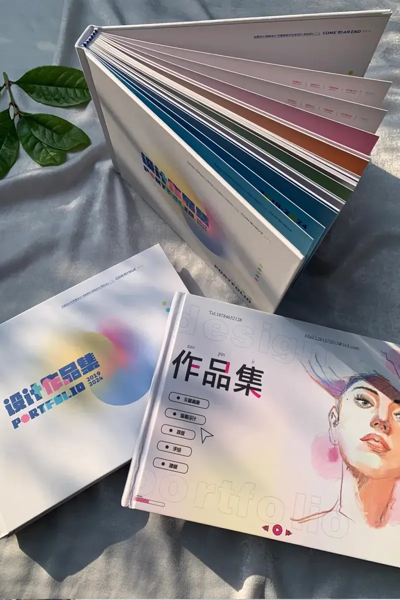 彩色艺术作品集画册印刷