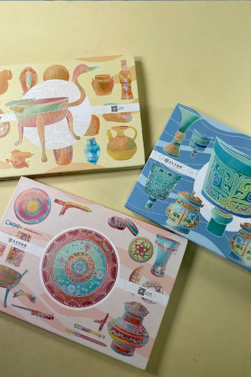 文化艺术类插画画册视觉与周边设计