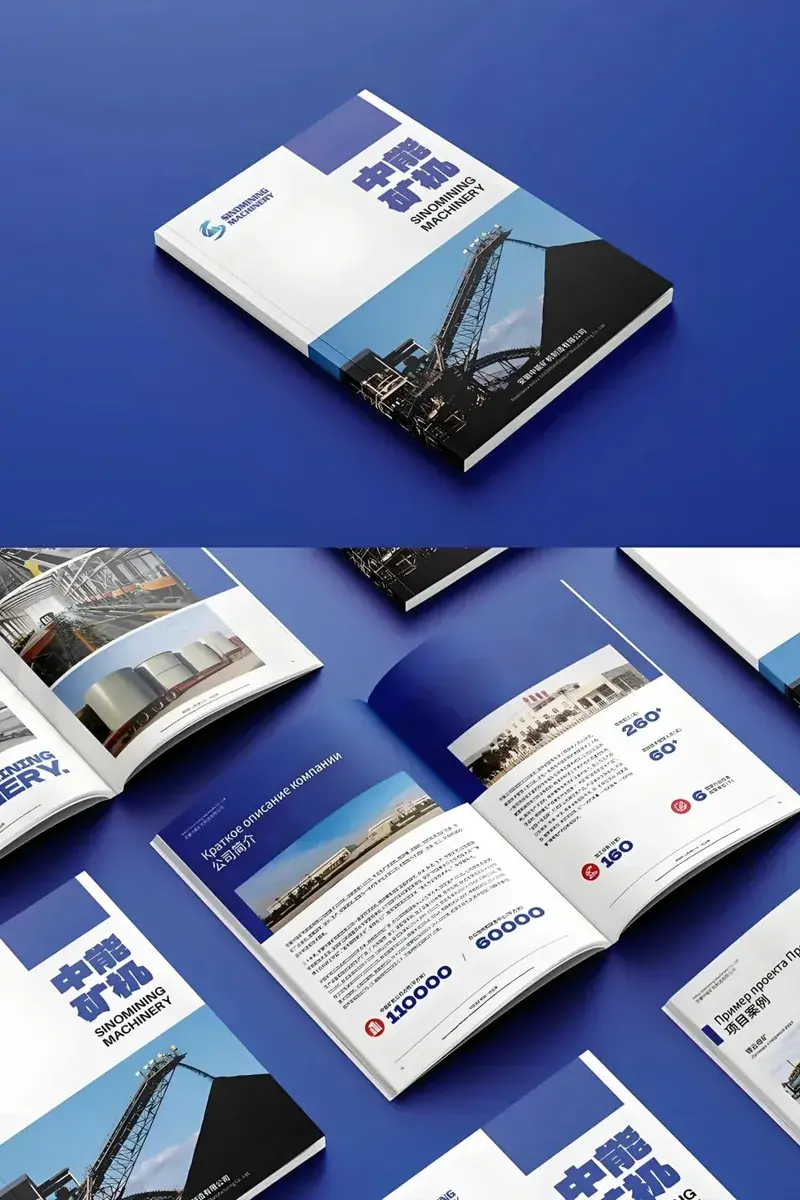 工业企业胶装宣传册印刷